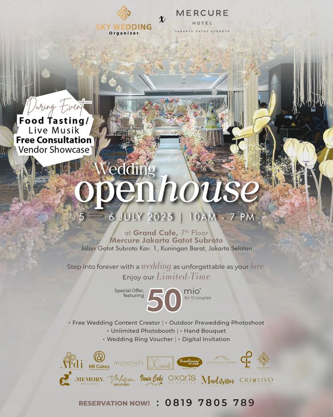 Wedding Open House by Sky Wedding Organizer x Mercure Hotel Jakarta Gatot Subroto