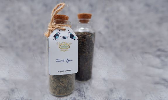 Paket Souvenir Sangjit / Teipai/ Tunangan - Ivory (Oolong Tea Jasmine)