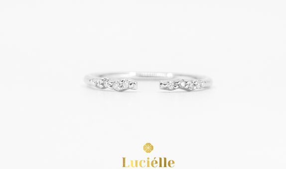 Cincin Emas Berlian Eropa F VVS1 Solitaire Diamond Ring - PB161R