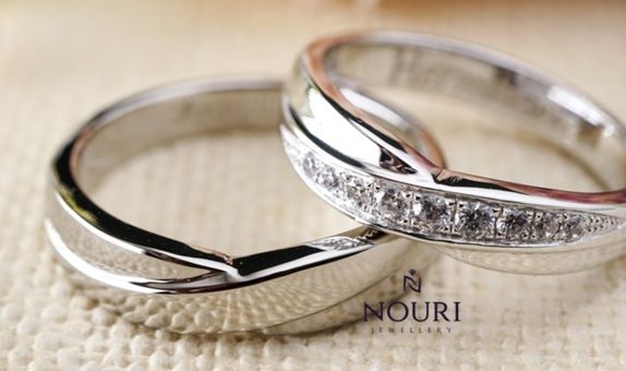 Cincin Kawin Palladium - Cincin Lamaran - Cincin Nikah Custom