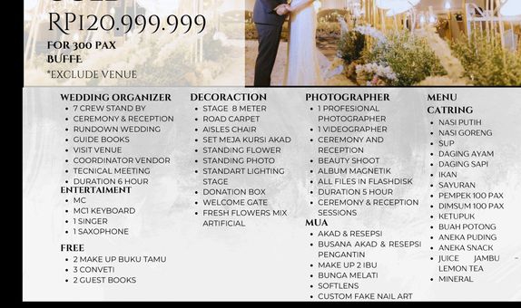Gold Package - Wedding Planning