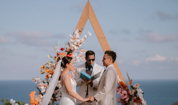 Triangle Wedding Arch