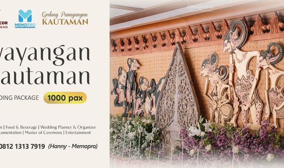 Gedung Pewayangan Kautaman | 1000 pax TMII Wedding Package ALL IN