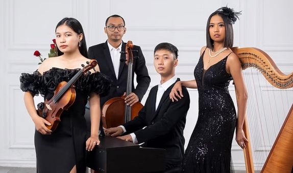 Harp, Violin, Cello & PIano