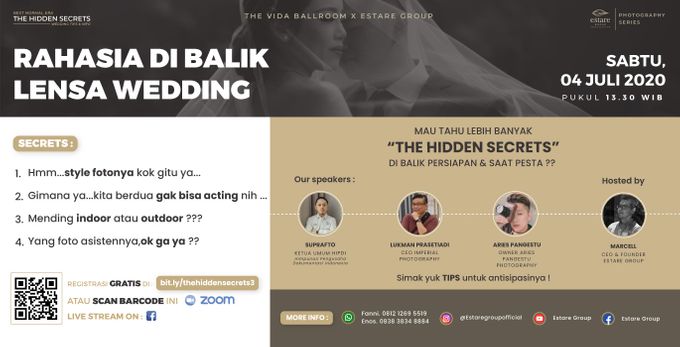 Rahasia di Balik Lensa Wedding | The Hidden Secrets 3 | The VIDA Ballroom x Estare Group