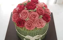 flower cake by Cupkate