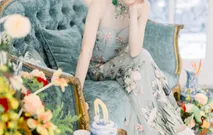 English rose in argent by Cinobi