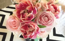 Floral table setting  by D'Alexandra Flowers