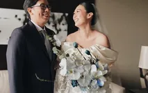 J + V wedding by Flower Getaway