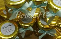 Honey in a hexagon jar by BerkatFG
