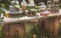 Rustic Dessert Table by Gordon Blue Cake