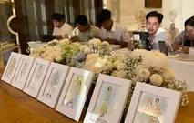 Live Guest Portrait Painting by Jumeirah Bali