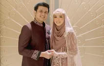Hamas Syahid Izzuddin & Marcellia Resepsi by LAKSMI - Kebaya Muslimah & Islamic Bride