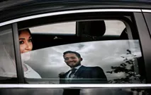 Nice Bride in the Car by WedFotoNet