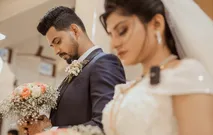 Agnel & Chris | Christian wedding photography by Dstudios