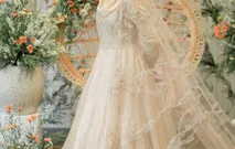 Sparkling Gold Sahaja Series by LAKSMI - Kebaya Muslimah & Islamic Bride