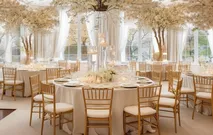 Blossom trees by 7 Sky Event Agency
