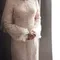 Peach elegant couture work akad dress by Farah Bisyir (Fashion Designer) / BY FAR