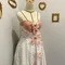 White Peach Lace Wedding dress by Farah Bisyir (Fashion Designer) / BY FAR