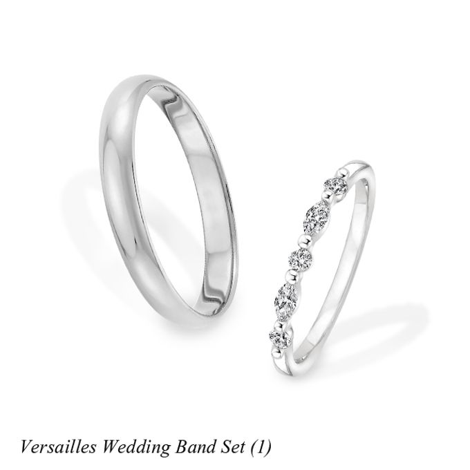 DIAMOND WEDDING BAND SET by Mirage Jeweler - 002 DIAMOND WEDDING BAND SET by Mirage Jeweler - 002