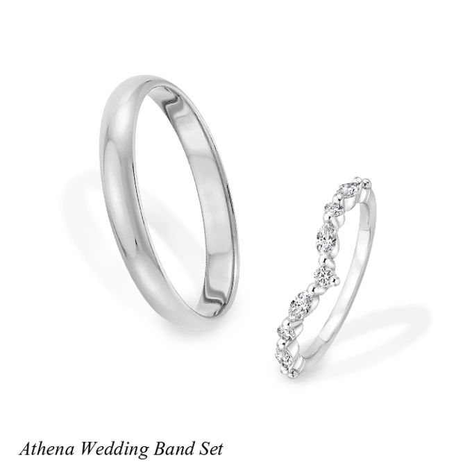 DIAMOND WEDDING BAND SET by Mirage Jeweler - 008 DIAMOND WEDDING BAND SET by Mirage Jeweler - 008