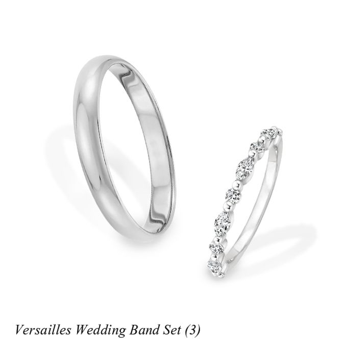 DIAMOND WEDDING BAND SET by Mirage Jeweler - 009 DIAMOND WEDDING BAND SET by Mirage Jeweler - 009