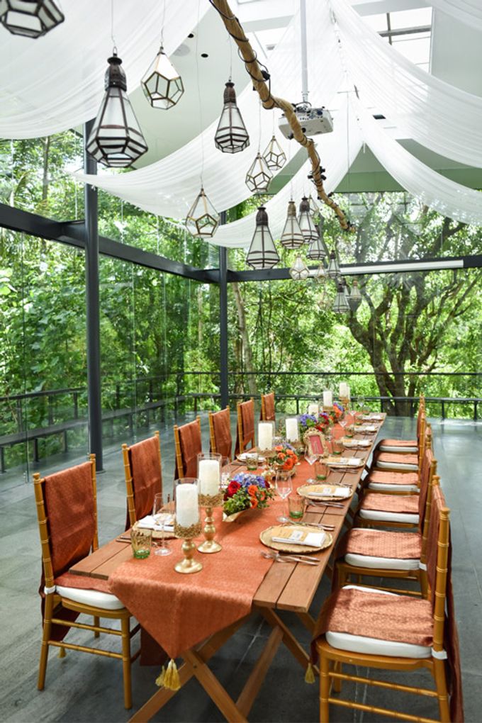 Minangkabau Traditional wedding set up at The Glass House by Tirtha Bridal - 003 Minangkabau Traditional wedding set up at The Glass House by Tirtha Bridal - 003