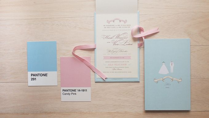 Romantic Pink & Blue by The Paper & Ink - 008