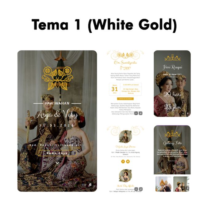 Theme Showcase by Undangan Digital | Two Hearts ID - 001 Theme Showcase by Undangan Digital | Two Hearts ID - 001