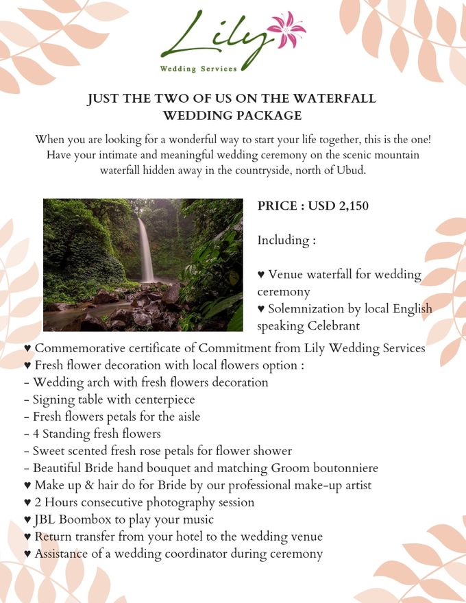 Our Wedding Packages by Lily Wedding Services - 009 Our Wedding Packages by Lily Wedding Services - 009