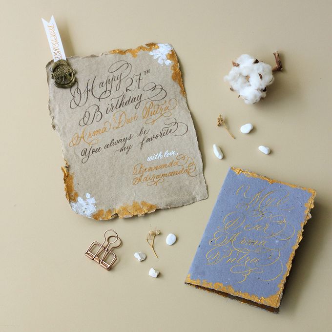Custom Greeting Card for Bennanda by Calligraphy By Mercia - 001 Custom Greeting Card for Bennanda by Calligraphy By Mercia - 001
