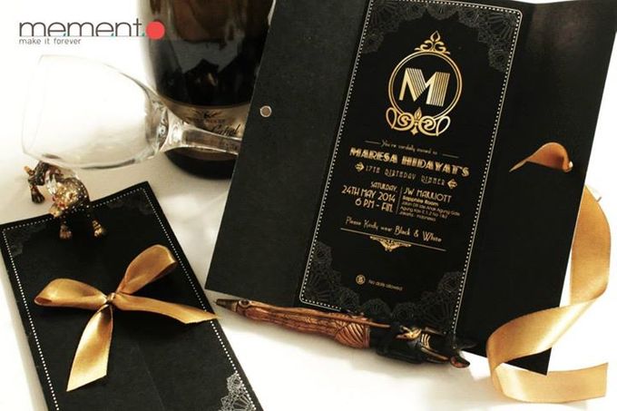 The Great Gatsby Invitation By Memento Idea Bridestory Com