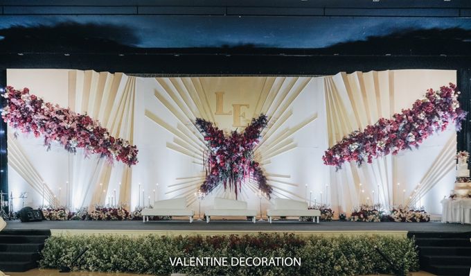 Ludwig & Eve Wedding Decoration at Graha Mekar Wangi by Valentine Wedding Decoration - 011