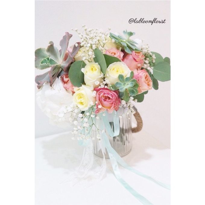 Pinterest inspired bridal bouquet by La Bloom Florist - 006 Pinterest inspired bridal bouquet by La Bloom Florist - 006