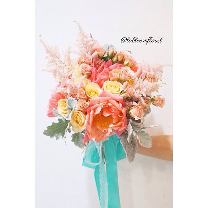 Pinterest inspired bridal bouquet by La Bloom Florist - 002 Pinterest inspired bridal bouquet by La Bloom Florist - 002