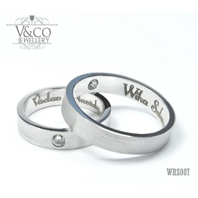 wedding ring simple Design by V&Co Jewellery - 020