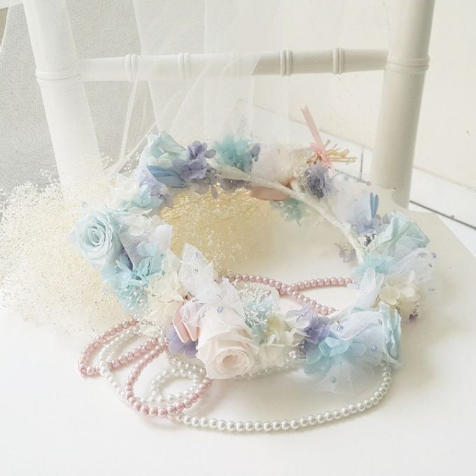 Preserved flower hair accessories by La Belle Juliette - 004 Preserved flower hair accessories by La Belle Juliette - 004