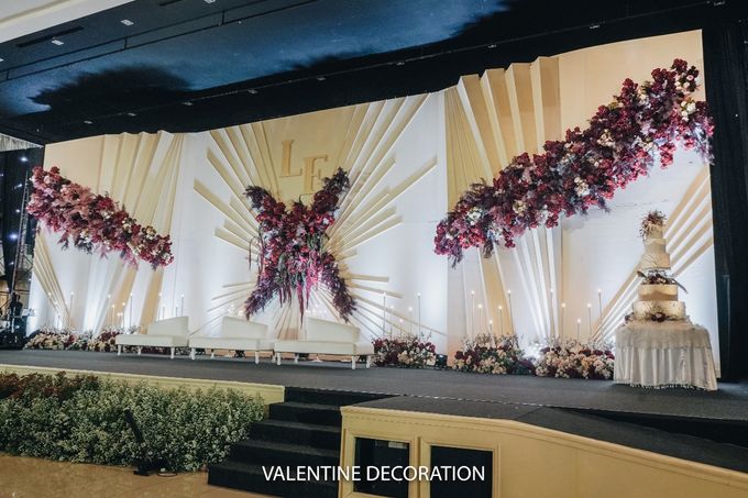 Ludwig & Eve Wedding Decoration at Graha Mekar Wangi by Valentine Wedding Decoration - 012