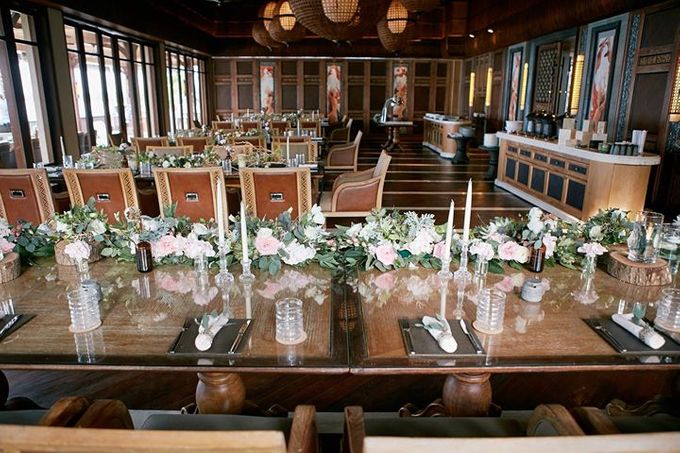 Indoor Destination Wedding at Sundara Four Seasons  Jimbaran by Flora Botanica Designs - 017