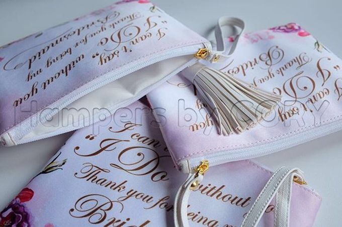 Satin Bridesmaid Pouch by Hampers by Cory - 002