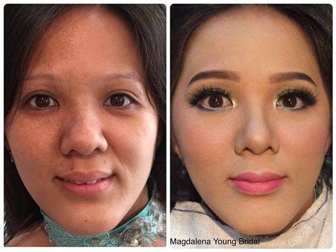 Video (Close Up) of before and after makeup by Magdalena Young Bridal - 004 Video (Close Up) of before and after makeup by Magdalena Young Bridal - 004