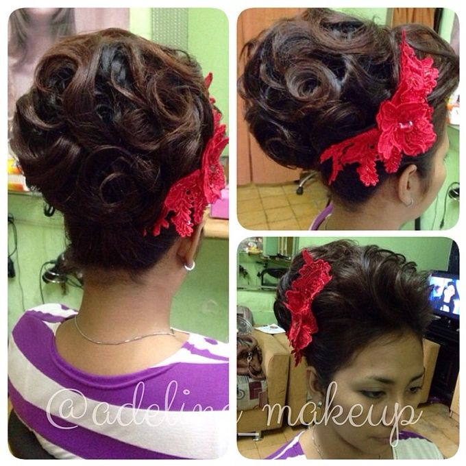 Hairdo by adeline wijaya by Adeline Wijaya Makeup Artist - 009