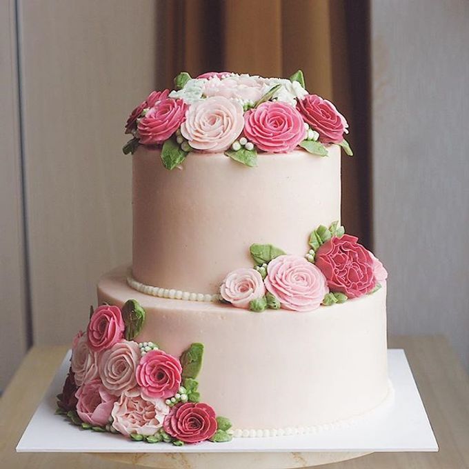 2 tiers Celebration Cake (Wedding, Birthdays, etc) by duchess bakes - 042 2 tiers Celebration Cake (Wedding, Birthdays, etc) by duchess bakes - 042