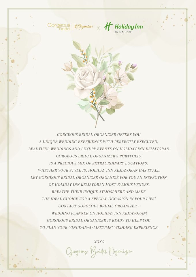 Gorgeous Bridal Organizer X Holiday Inn by Gorgeous Bridal Jakarta - 001 Gorgeous Bridal Organizer X Holiday Inn by Gorgeous Bridal Jakarta - 001