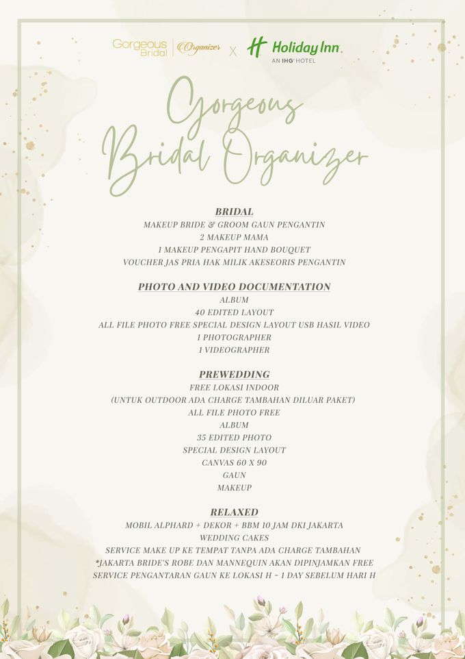 Gorgeous Bridal Organizer X Holiday Inn by Gorgeous Bridal Jakarta - 002