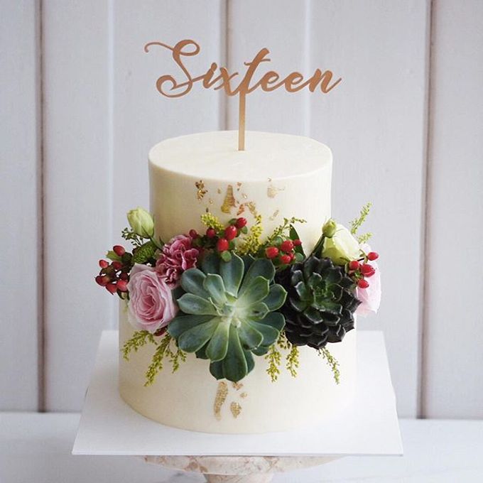 2 tiers Celebration Cake (Wedding, Birthdays, etc) by duchess bakes - 038 2 tiers Celebration Cake (Wedding, Birthdays, etc) by duchess bakes - 038