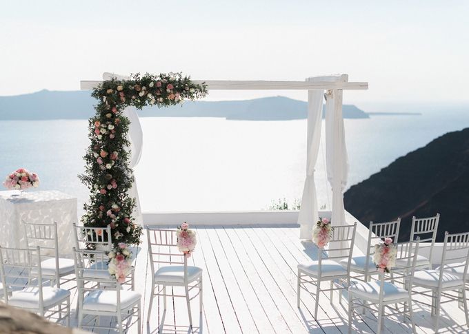 Dusty Pink Dream Wedding in Santorini by Stella & Moscha Weddings - 016 Dusty Pink Dream Wedding in Santorini by Stella & Moscha Weddings - 016