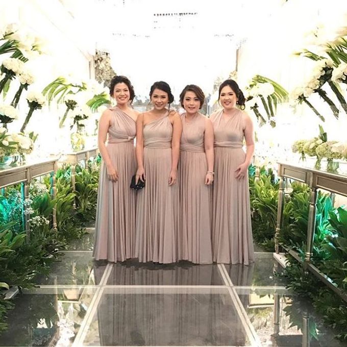 Beige at Frangky Amor Wedding by Imelda Hudiyono Bride - 002