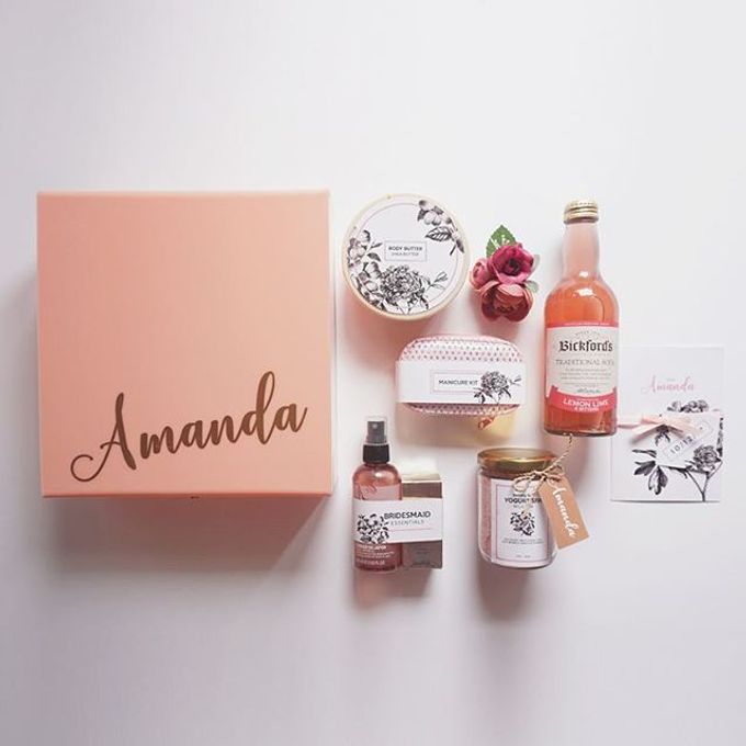 Brand new bridesmaid box by Gift box - 002 Brand new bridesmaid box by Gift box - 002