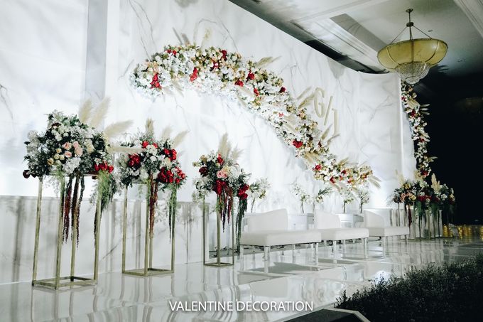 Glenn & Jesslyn Wedding Decoration at Puri Bengawan by Valentine Wedding Decoration - 018